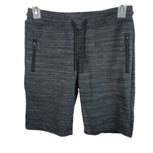 Ocean Current | Charcoal Gray Zip Pocket Sweat Shorts